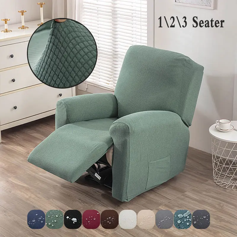 1/2/3 Seat Recliner Cover, Sofa Cover, Furniture Protective Cover, Soft Jacquard Fabric, Anti-Dirty and Stain-Proof, Easy to Clean, Sofa Slipcover, Washable Furniture Cover, Furniture Slipcovers