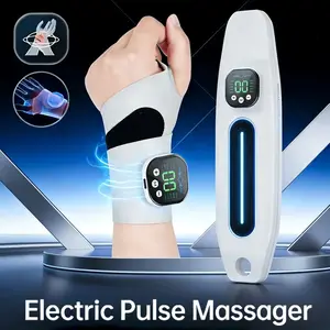 Hand Massage Therapy Device, EMS Pulse Treatment Machine, Relieves Carpal Tunnel Syndrome & Arthritis, Portable Pain Relief Tool