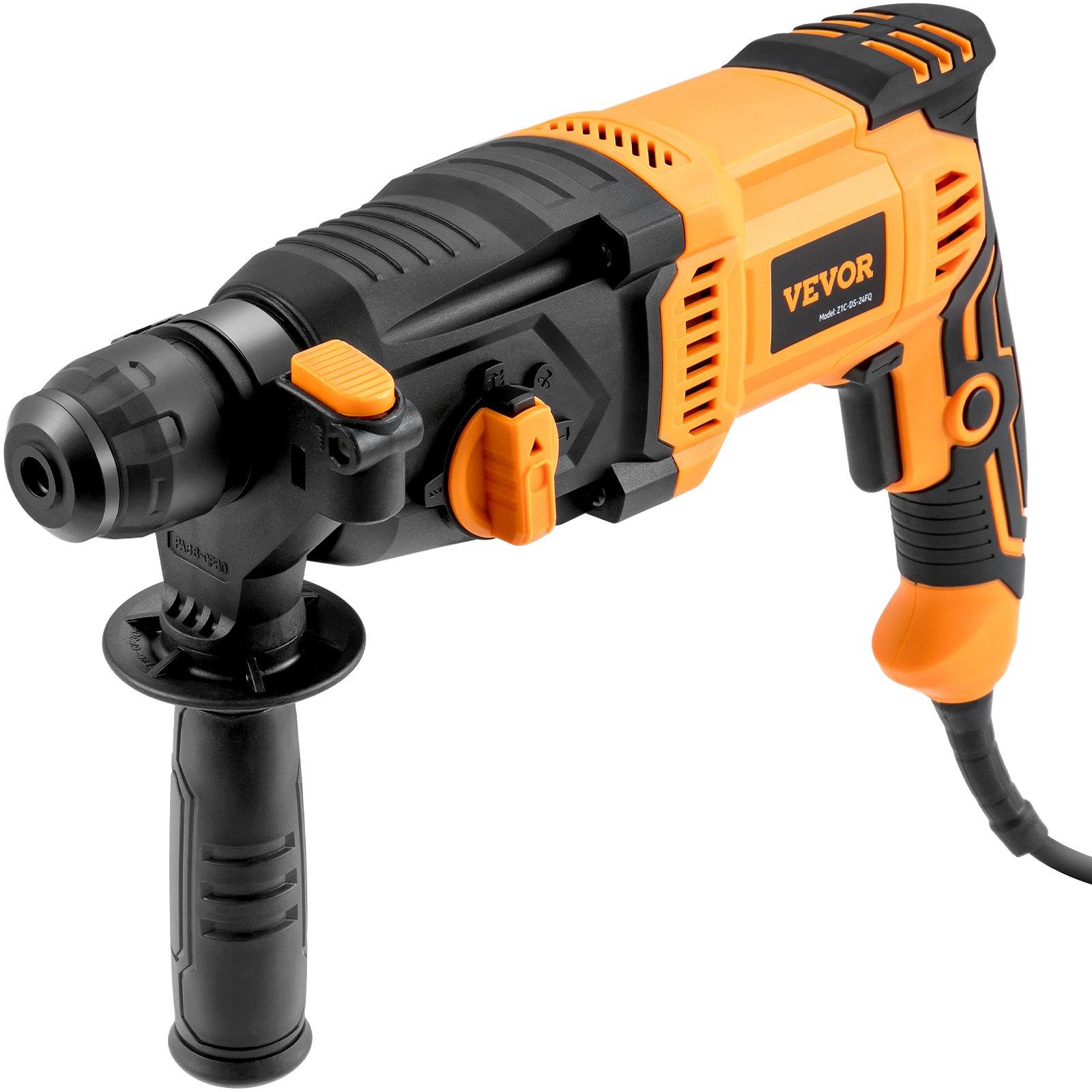 Rotary Hammer Drill Corded Drills 1" 4 Modes SDS-Plus Chipping Hammers