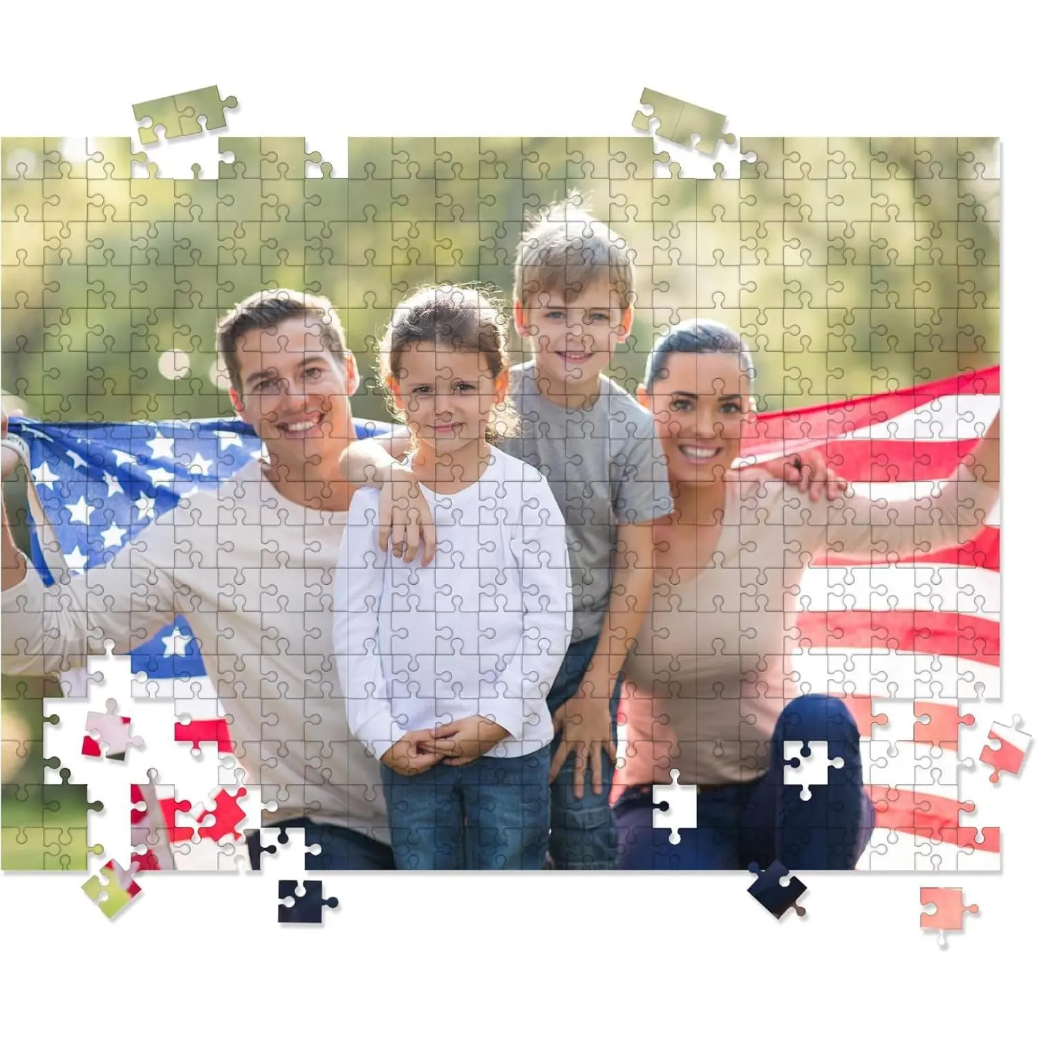 Custom Puzzles from Photos - 500/1000-Piece Custom Puzzle with Picture & Text - Personalized Jigsaw Puzzle for Adults & Kids - Family, Wedding, Pet, Birthday Gift (Photo Puzzle)