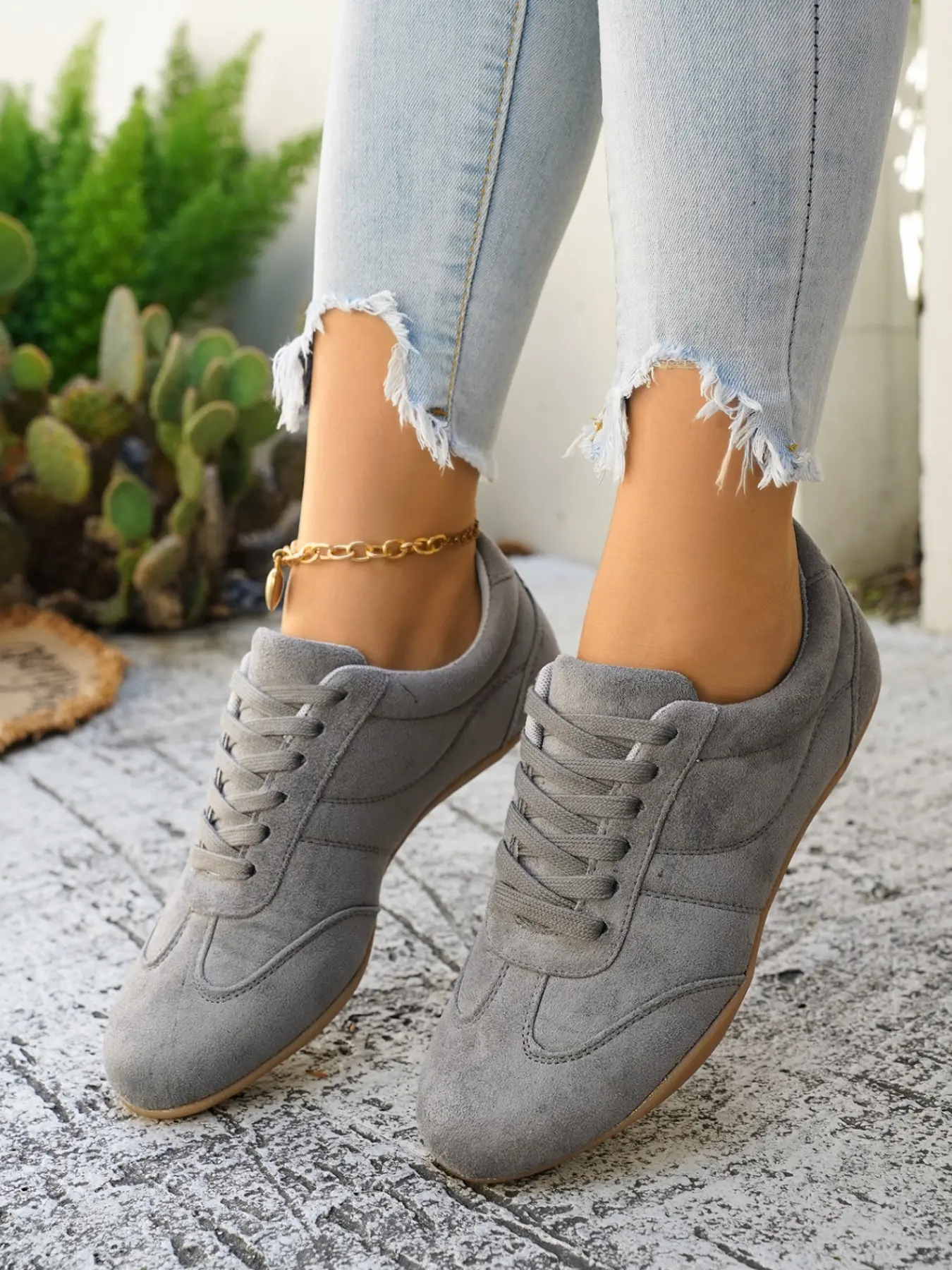 Women's Spring Summer New Fashion Low Top Casual Sneakers, Breathable Round Toe Textile Shoes, Lightweight Anti-Slip Tpu Sole