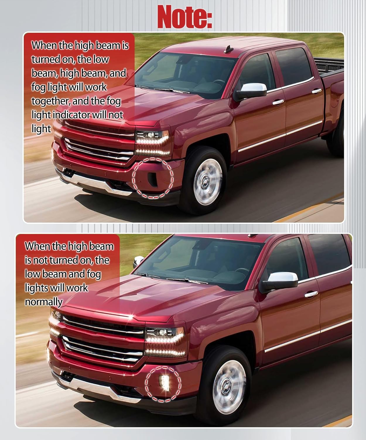 SUNDAY MIRTH All Lights Mod 6 High Mod Kit Compatible with Chevy Silverado 1500 Tahoe Equinox Suburban,GMC Yukon Terrain Sierra 1500,Buick Envision,Fog Lights Low Beamhigh Beam Turn On All Headlight Modules