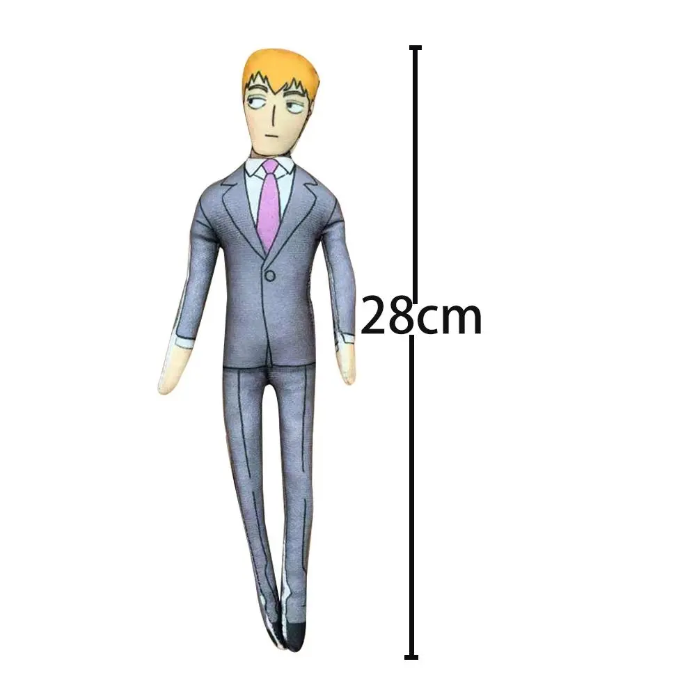 Anime Kageyama Shigeo Reigen Arataka Plush Kageyama Shigeo Plushies Doll Slender Twistable Shape Stuffed Toys Room Decoration