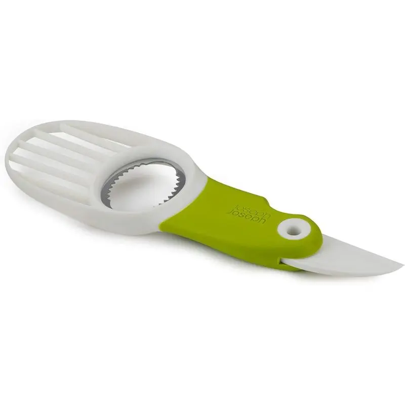 3-in-1 Avocado Slicer, Green, Fruit Slicer Handheld