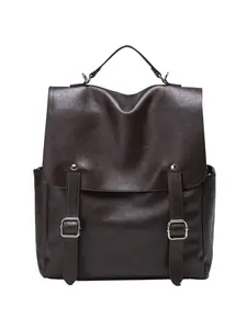 Women's new vintage high-end backpack with a hand-carry and shoulder strap, large capacity, niche casual travel backpack