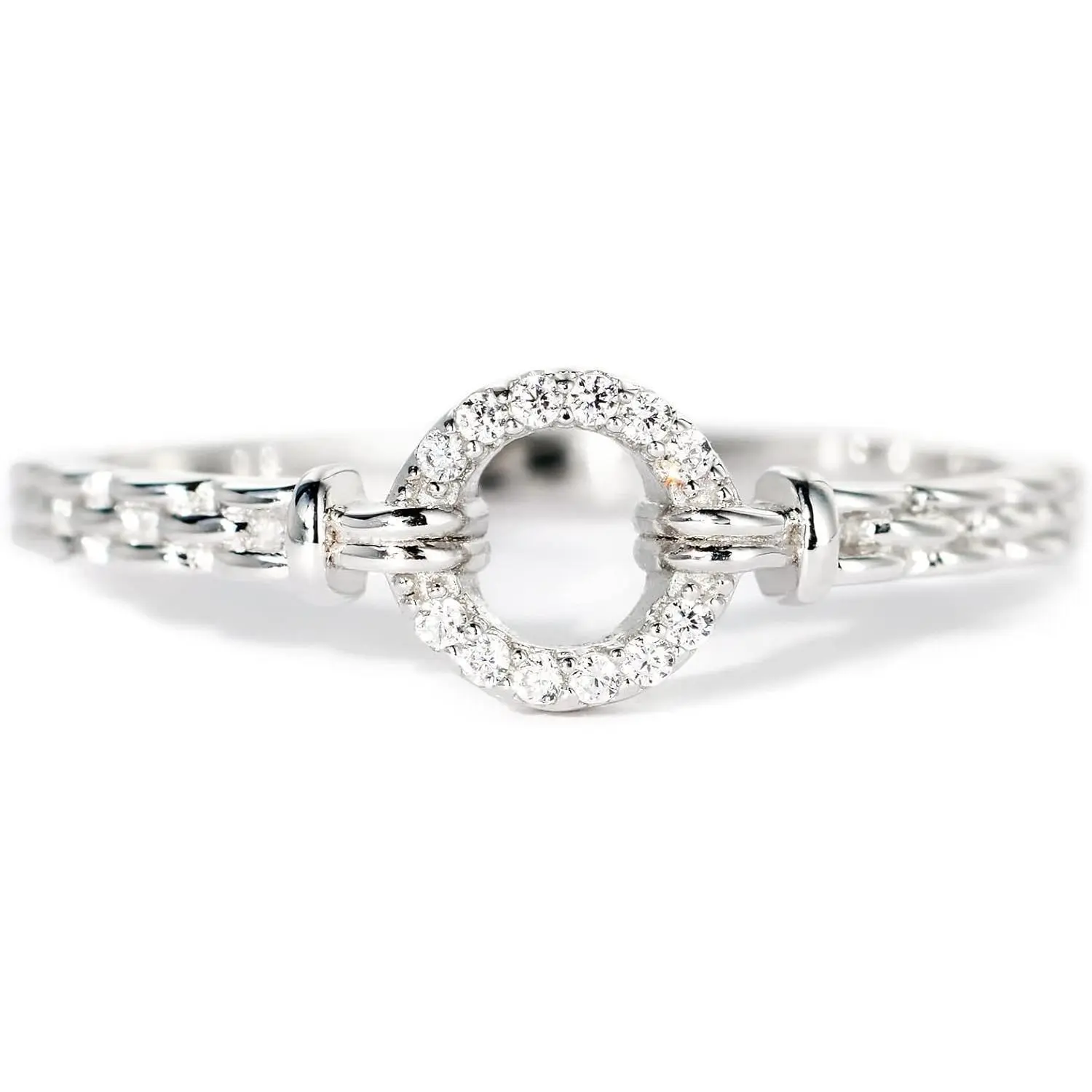 925 Sterling Silver Rings, Pinky Ring for Women, Thumb Ring, Circle Statement Rings for Women, Unique Womens Gifts