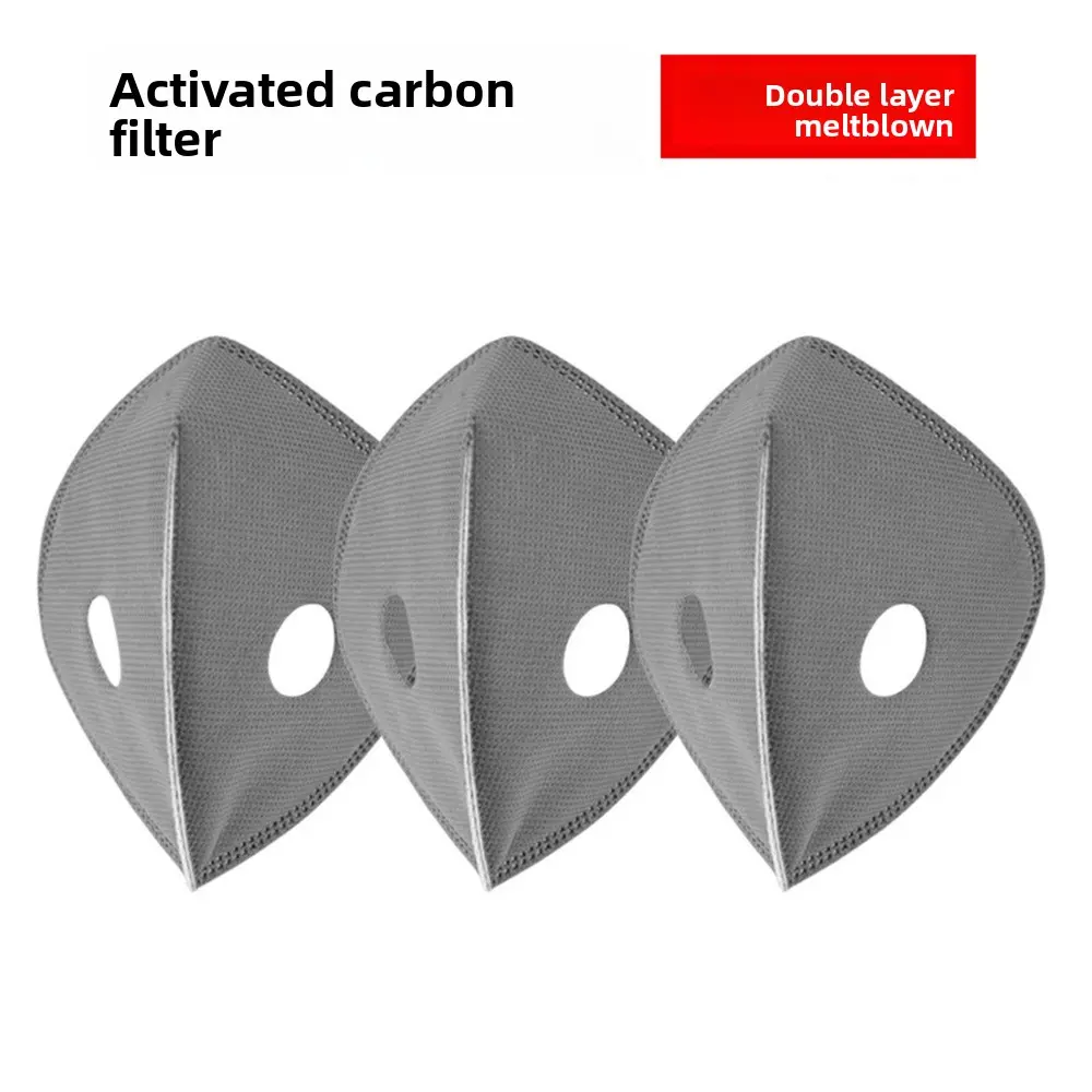 Unisex Outdoor Sporty Face Covers & Mask Replacements, Cycling KN95 Butterfly-Shape 5-Layer Cloth Dust Filter Elements