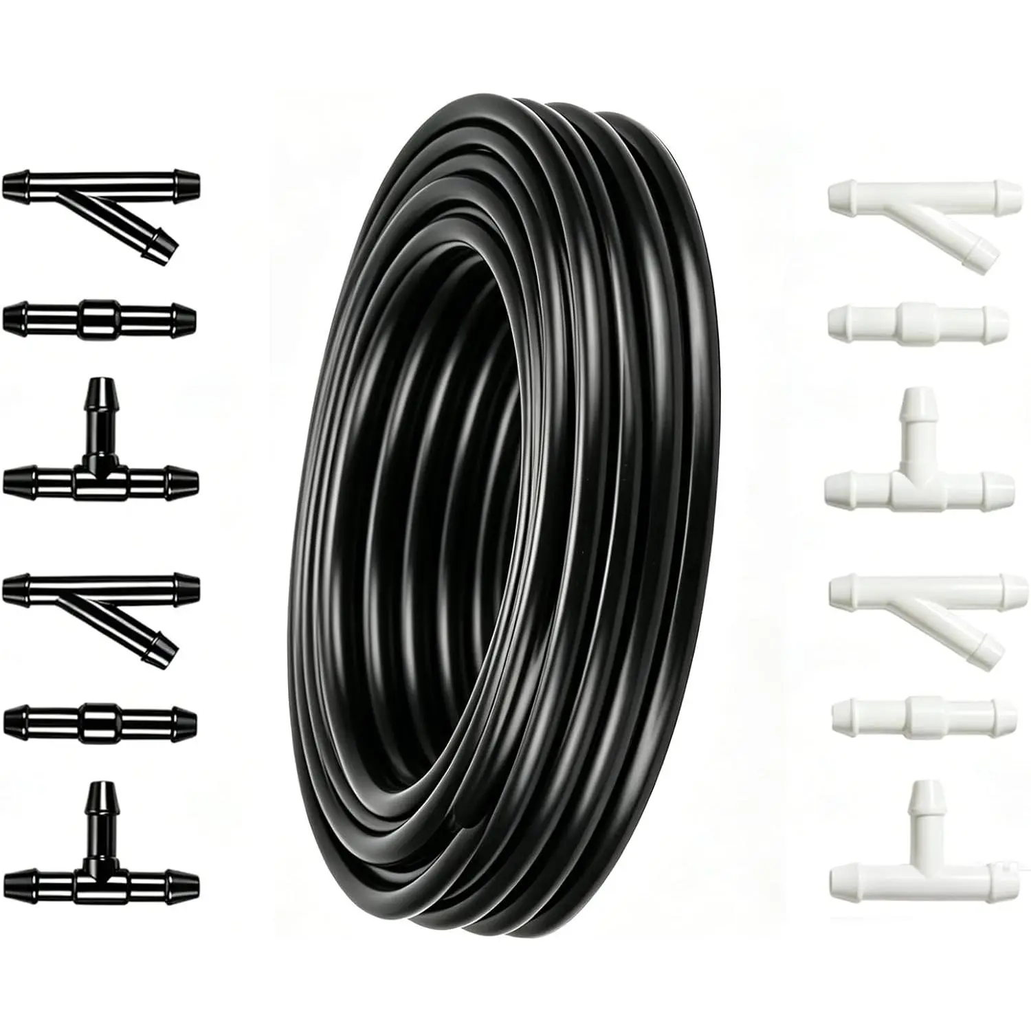 Windshield Washer Hose Repair Kit, 13 Ft  Washer Fluid Hose with 12 Connectors,  Durable Wiper Hose Fits    SUV