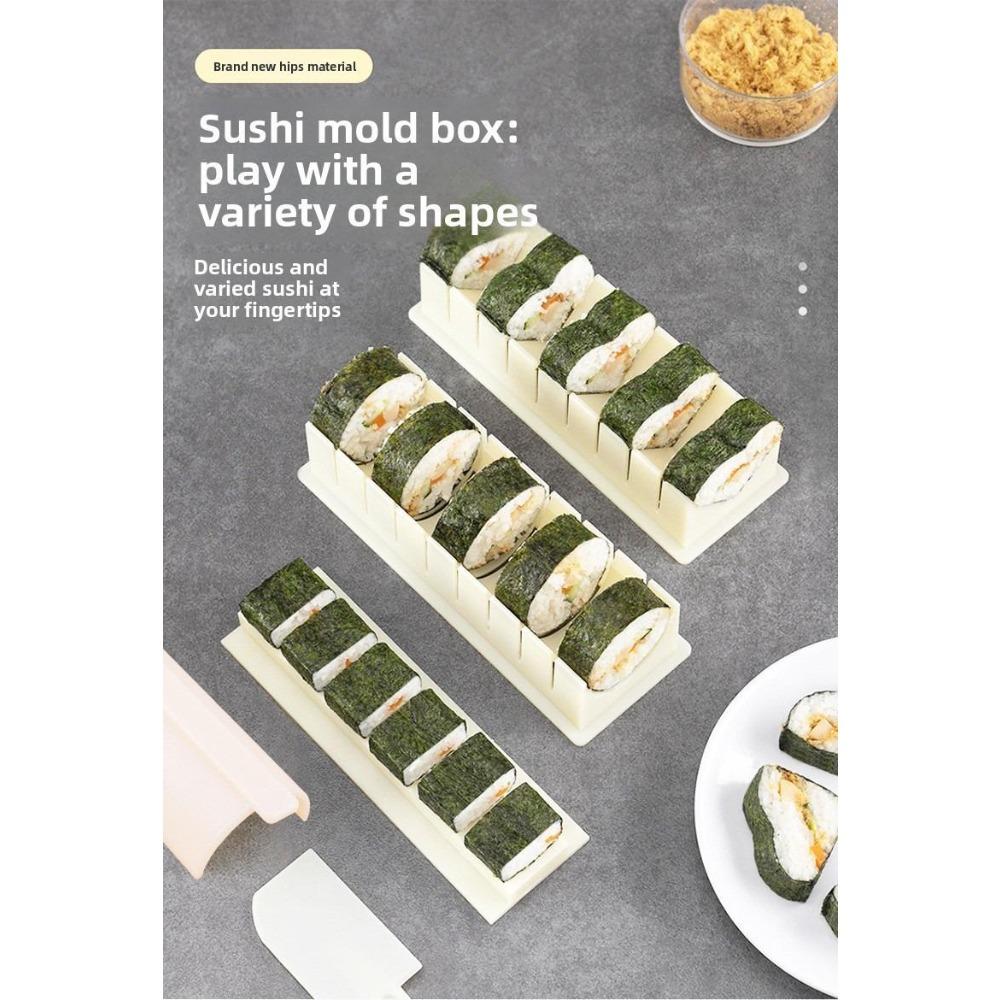 Household Sushi Mold Tool Set, Easy Seaweed Rice Roll & Nori Sushi Maker Kit, Complete All‑in‑One Sushi Making Set Perfect for Home Cooking & DIY Meals