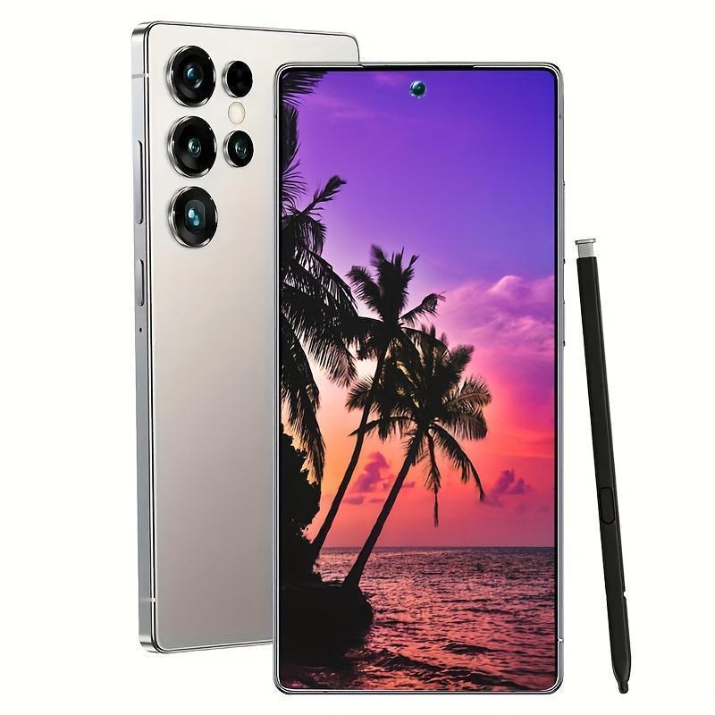 S25 Ultra Unlocked 5G Smartphone, 12GB+512GB, 6800mAh Battery, Fast Charging Capability, Android 14 System, 108MP+48MP Camera, Face & Fingerprint Unlock |             Dual SIM |             Autofocus |             Built-in Pen | Card Port