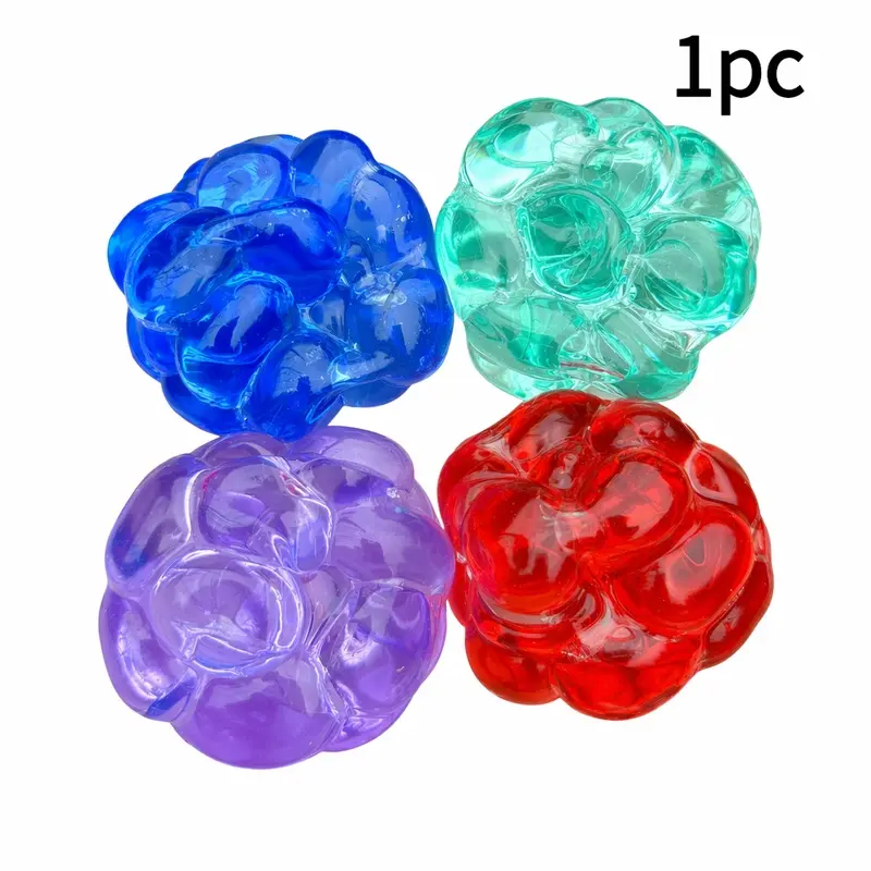 Bead-Filled Stress Relief Ball   A satisfying, crunchy ASMR-style squeeze toy; soft-shell design, non-edible, available in various colors; relieves stress; a fun gift for both children and adults.