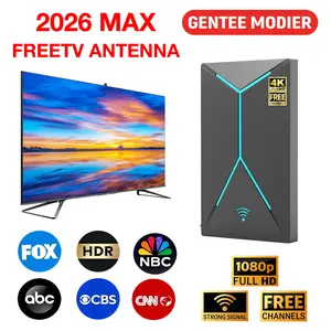 GENTEE MODIER HD023 HDTV Antenna HighDefinition, SignalBooster, FreeChannels 1080P HDTV Antenna Reception May Vary by Installation EnvironmentChannels Vary by LocationChannel Reception Depends on Your Area Rescan Required After Installation