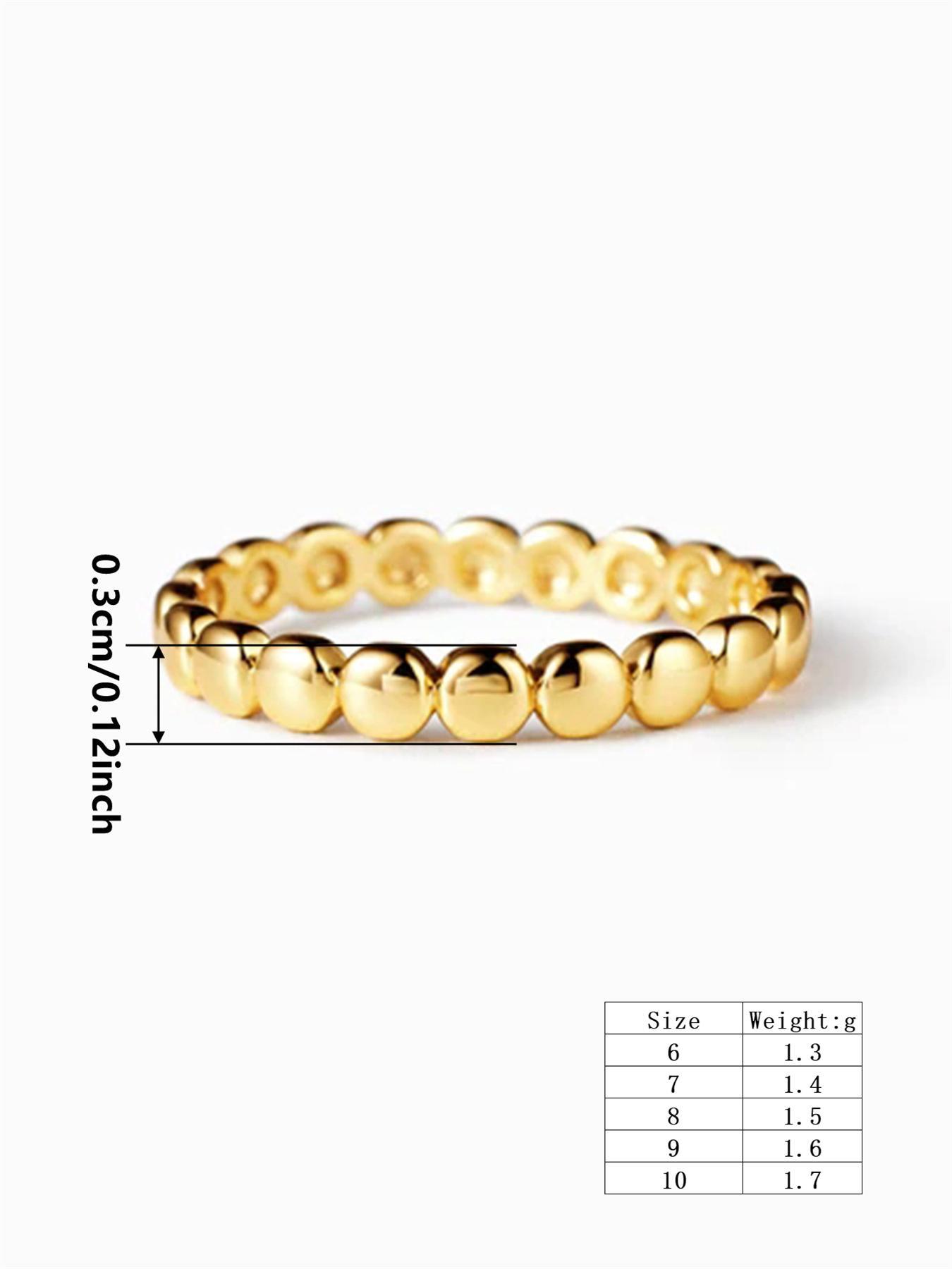 925 Sterling Silver Simple Style Plain Color Ring, Exquisite Trendy Ring, Fashion Jewelry for Women, Girl's Fashion Accessories for Party, Daily Birthday Gift