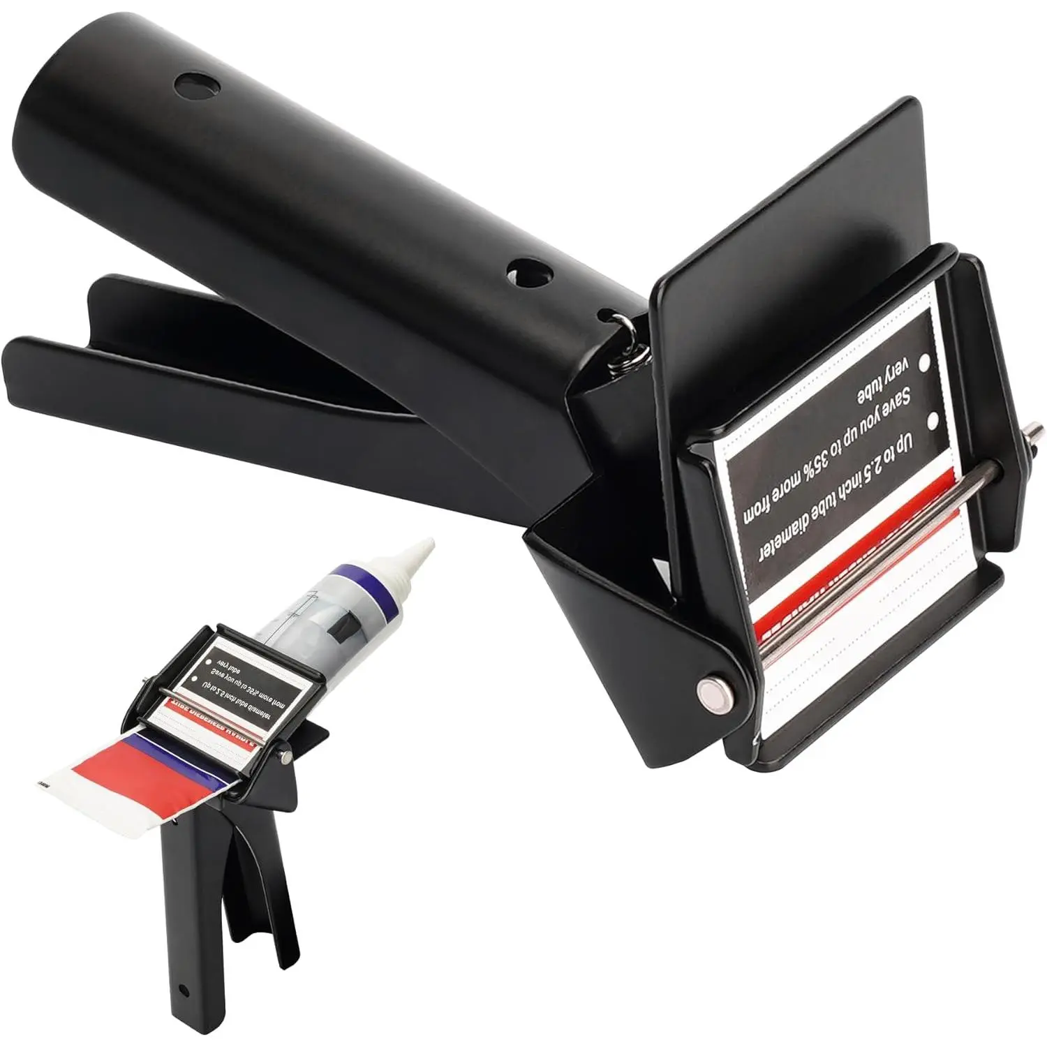 GJAHSH 2.5-Inch Tube Squeezer Tool for Silicone, RTV, Sealant & Adhesive Tubes | Precision Control Dispenser for DIY, Home Repair, and Construction | Ergonomic Grip & Detachable Design
