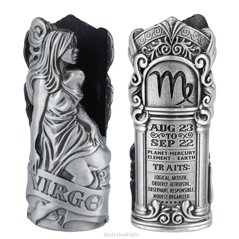 Women's Metal Lighter Case - Stylish Woven Pattern Fashion Accessory for Standard-Size Lighters
