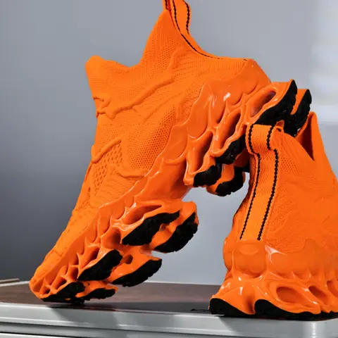 Men's Fashionable Patchwork Design Sneakers, Casual Breathable Comfortable Sports Running Shoes, Male All-match Round Toe Chunky Sneakers for Daily Life, Casual Jogging Shoes, Athletic Shoes, Casual Running Footwear #GLOBAL PICKS
