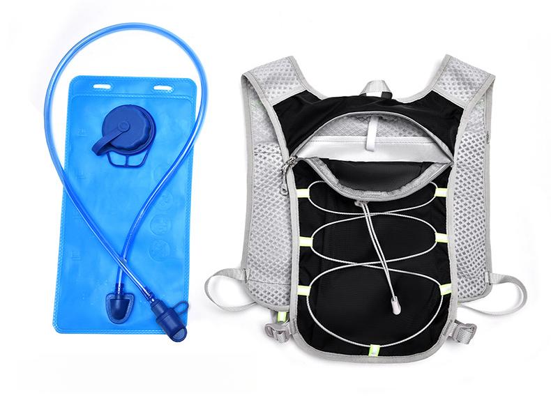 Lightweight Hydration Vest Backpack, Breathable Running Hiking Cycling Bag with Large Capacity, Outdoor Water Bladder Pack for Trail Running Camping Lightweight Hydration Vest Backpack, Breathable Running Hiking Cycling Bag with Large Capacity, Outdoor Water Bladder Pack for Trail Running Camping