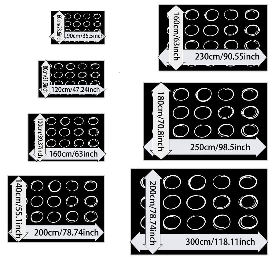 Cartoon Pattern Floor Mat, 1 Count Non-slip Soft Area Rug, Rectangle Home Decorative Carpet for Living Room Bedroom Nursery