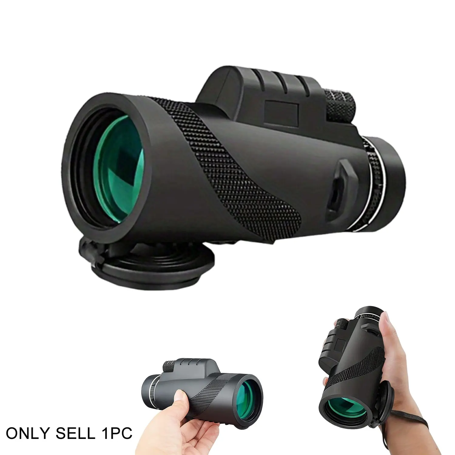 80x100 Portable Monocular Telescope, Non-Slip Grip, Compact and Lightweight, Ideal for Travel and Daily Use, Perfect for Outdoor Enthusiasts