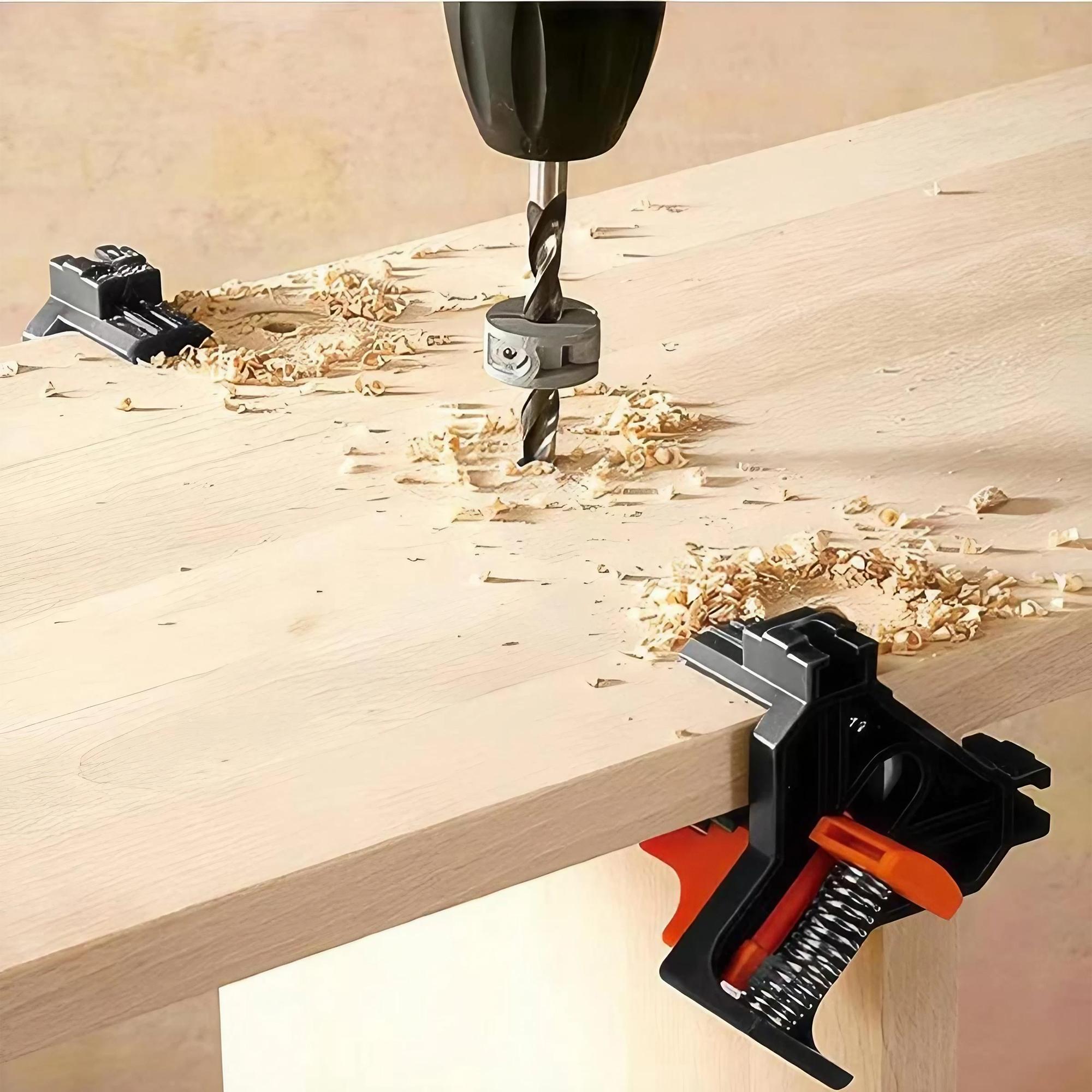 Woodworking Right Angle Clamp, Right Angle Clamp, Fixing Right Angle Tools, Suitable for Making Picture Frames, Fish Aquariums, Cabinets, Hardware