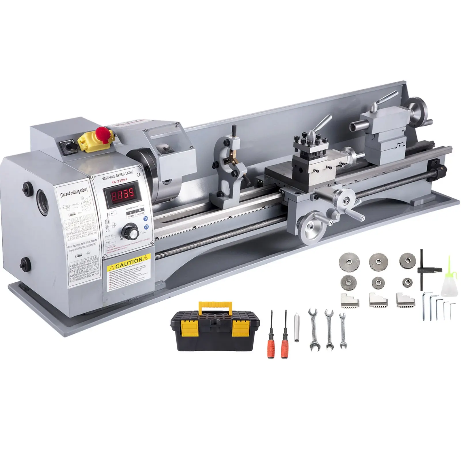 【toolupgrade】VEVOR 210x720 Mini Precision Machine, 750W Brushless Motor, 2500 RPM Variable Speed, 720mm Working Tool for Metal Turning & Milling Tasks