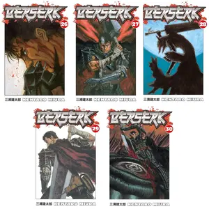Berserk Volume 26-30 Collection 5 Books Set (Series 6) - Paperback