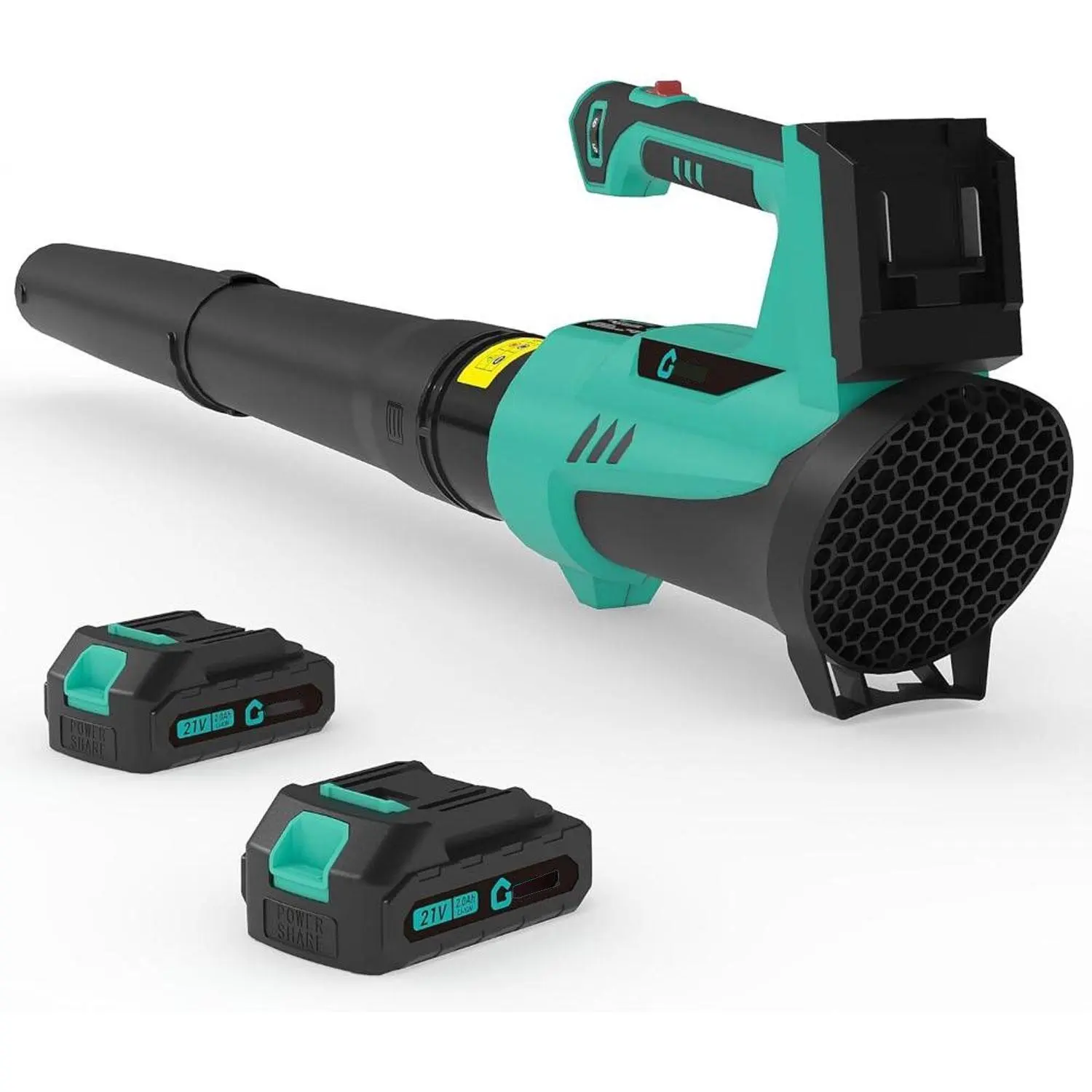 650 CFM Cordless Leaf Blower with Turbo Mode - 200MPH Powerful Handheld Lawn Blower with Battery & Fast Charger, Brushless Motor, Ergonomic, Home, Clearing Autumn Leaves