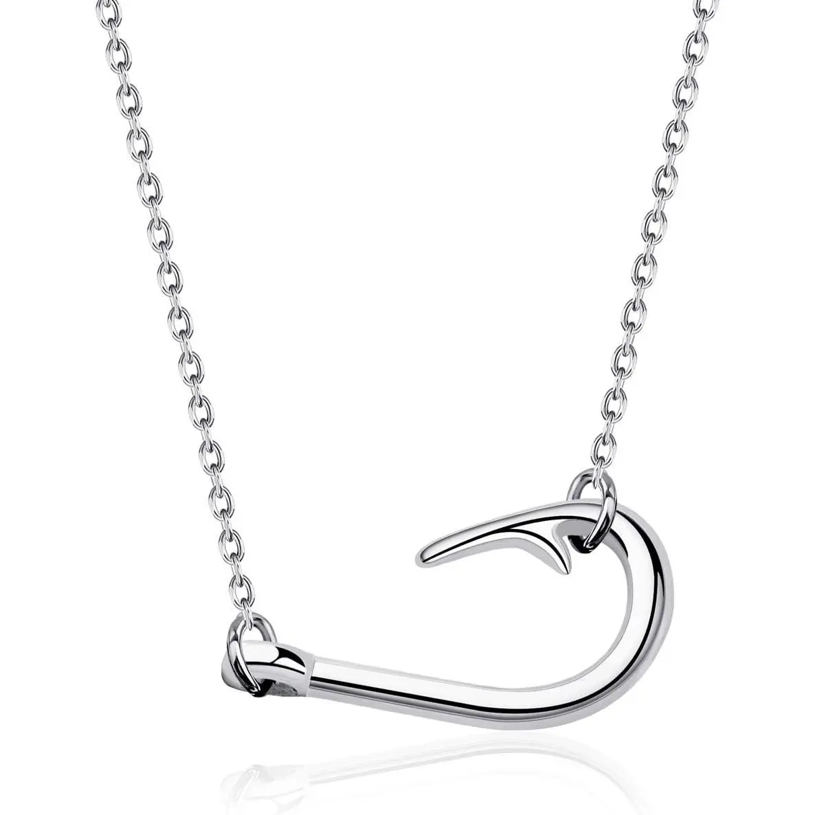 Fish Hook Necklace - Fishing Pendant   for Couple