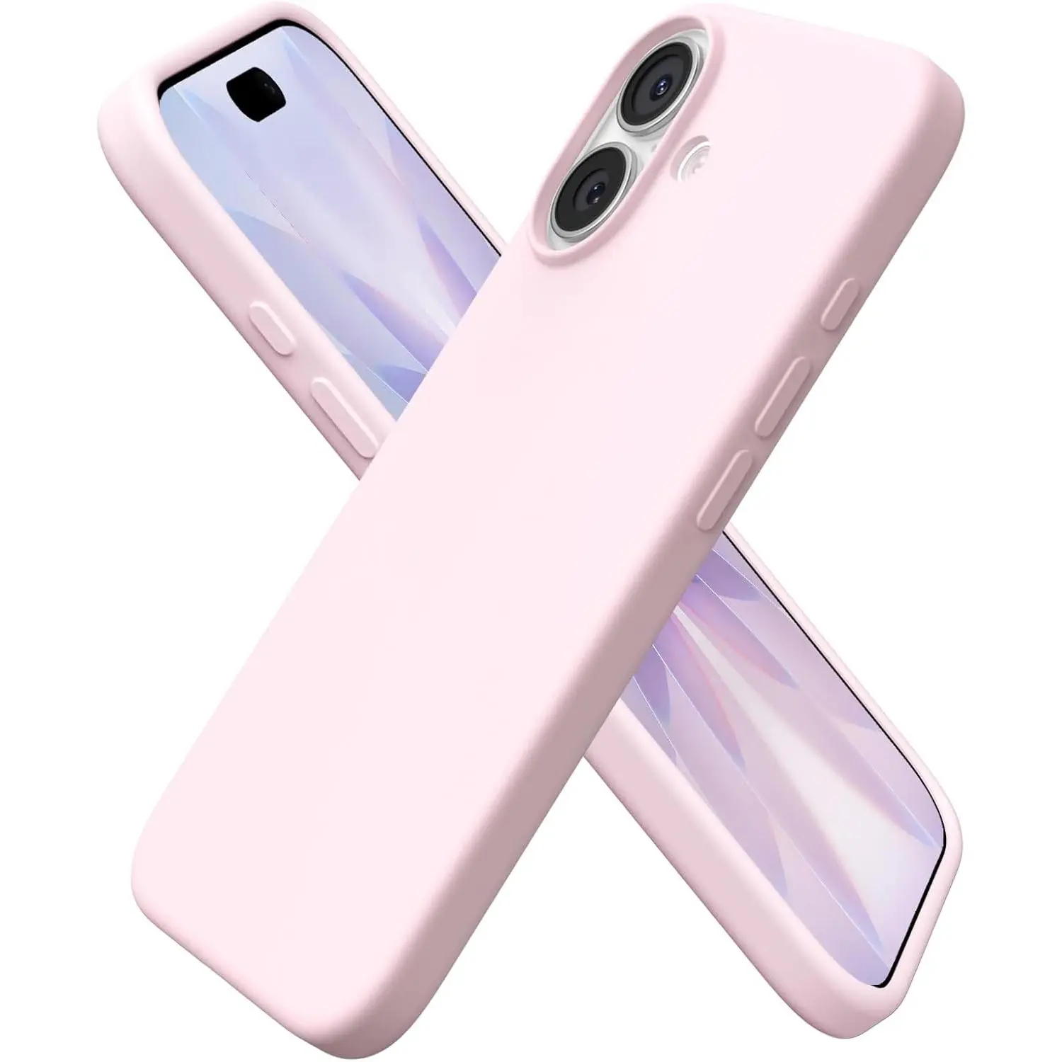 6.3 in iPhone 17 Slim 3-Layer Liquid Silicone Full-Cover Gel Rubber Casing - Smartphone Protection Accessory