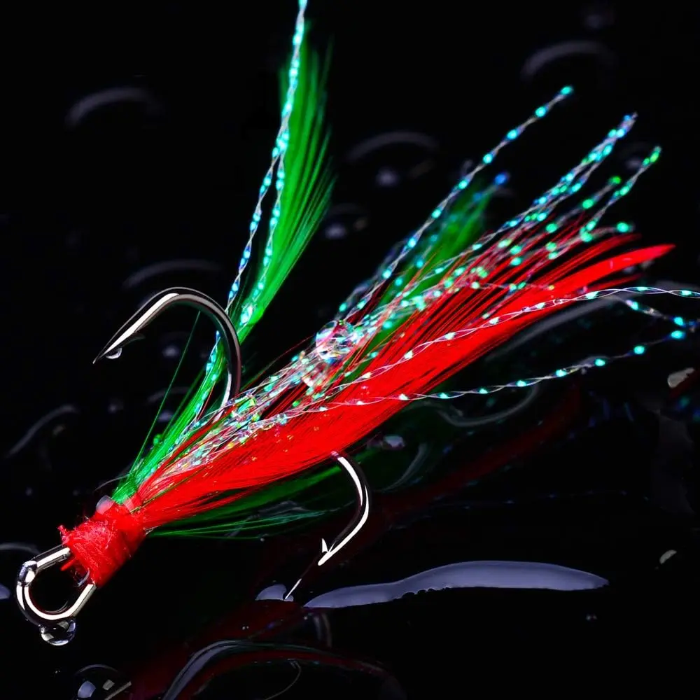 Fishing Hooks  Treble Hooks Size 2 4 6 8 10 (Pack of 20)
