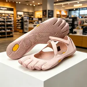 five toe split barefoot shoes Women Five Toe Minimalist Barefoot Shoes, Adjustable Ankle Strap Non Slip Flexible Sole Yoga Beach Water Shoes, Breathable Lightweight Casual Walking Trainers