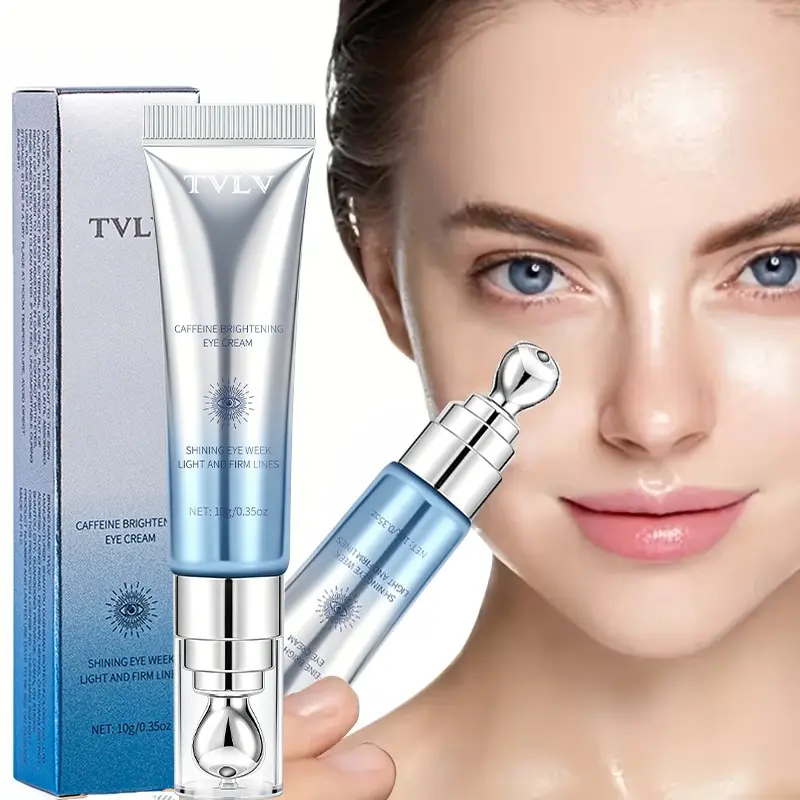 Caffeine firming eye cream balm day and night, diminishes fine lines, anti-wrinkle eye cream is not greasy, removes puffiness and dark circles, moisturizes the eye area before makeup, and can be used day and night to stay up late savior