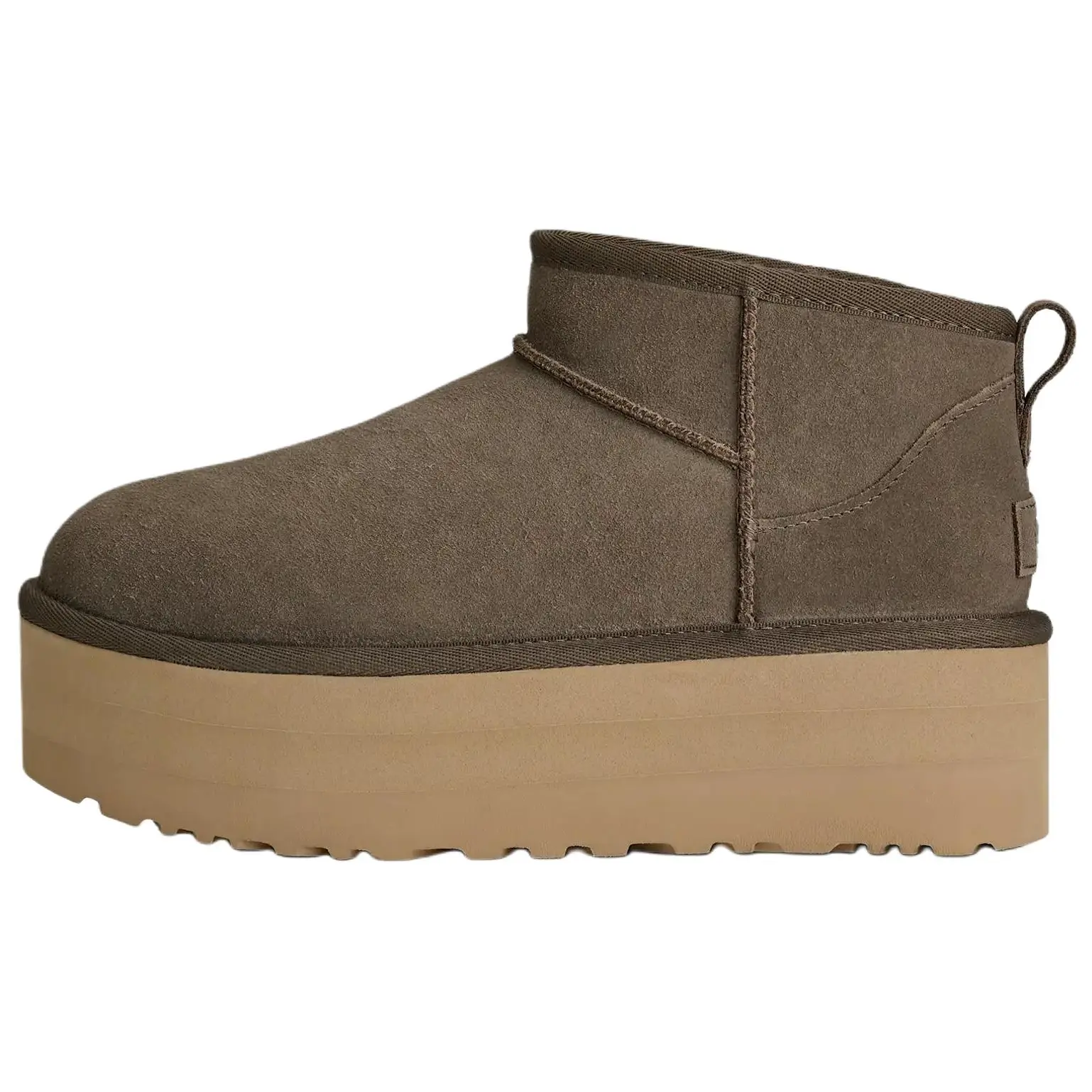 UGG Classic Ultra Mini Platform Suede Warm Versatile Slip-On Snow Boots 1135092-DDRG