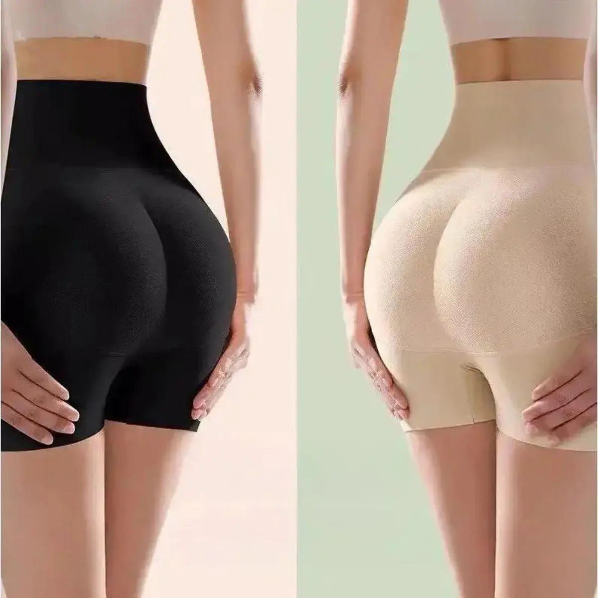 Women's Seamless 3D Padded Butt Boyshorts - Stable Body Slimming Shapewear with Full Coverage, Tummy Control, Breathable Fabric for Casual Everyday Wear, Sizes S-XXL, Invisible Line