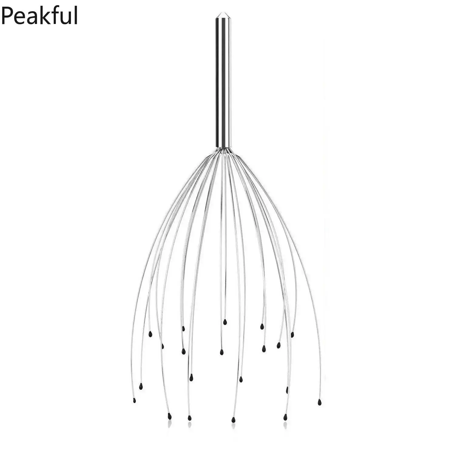 Rising 20-finger scalp massage scratcher deep relaxation aid Underrated portable head tingler stimulator to calm anxiety and improve sleep  lightweight handheld design, ideal for daily self-care, post-work unwind and travel relaxation