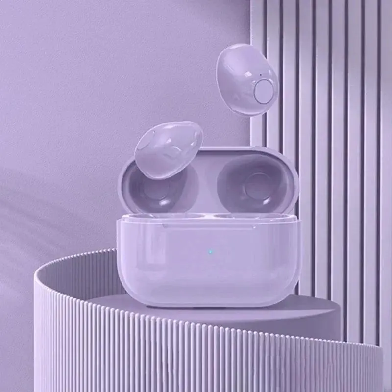 Invisible  Mini Headphones Bluetooth TWS Wireless Sleepwith Microphone HD Call Semi-In-Ear Earbuds Noise Reduction portable