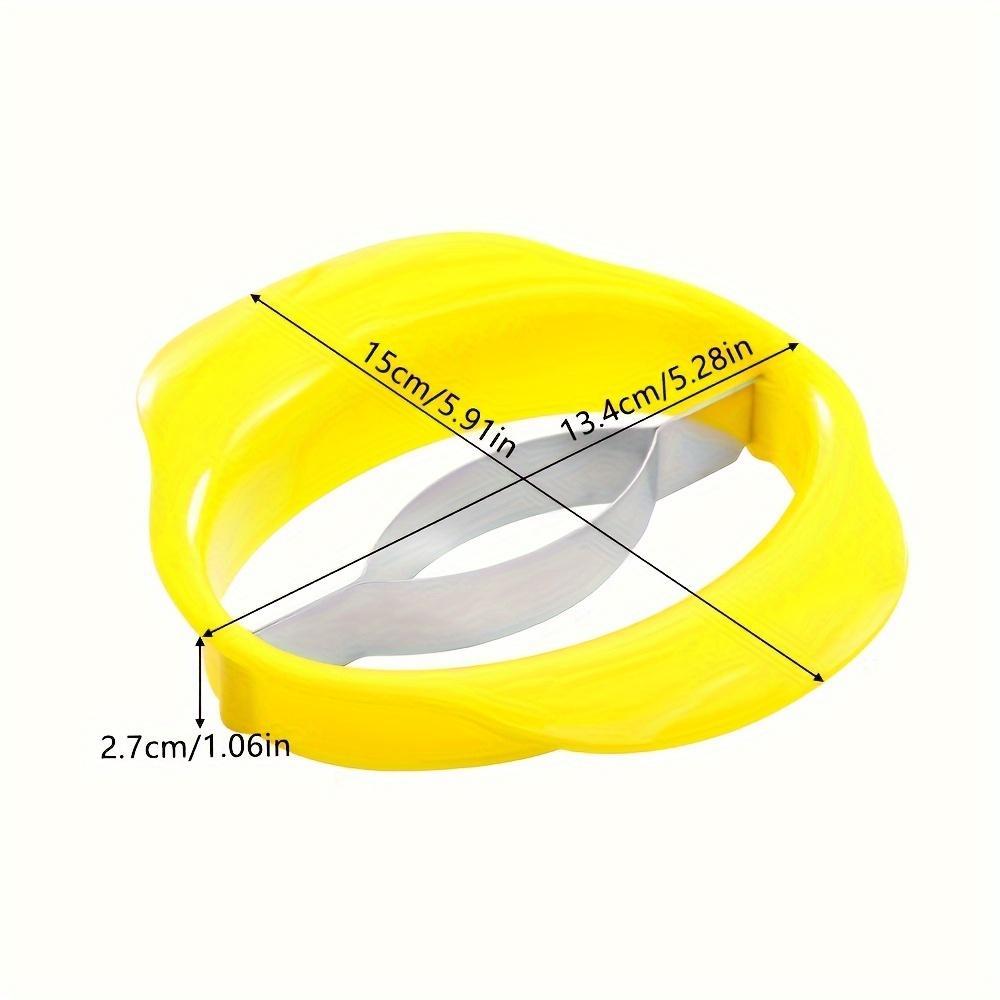 Stainless Steel Mango Slicer, Easy-To-Use, Curved Blade for Perfect Cuts, Manual Kitchen Tool, Mango Pit Remover, Ideal for Cooking