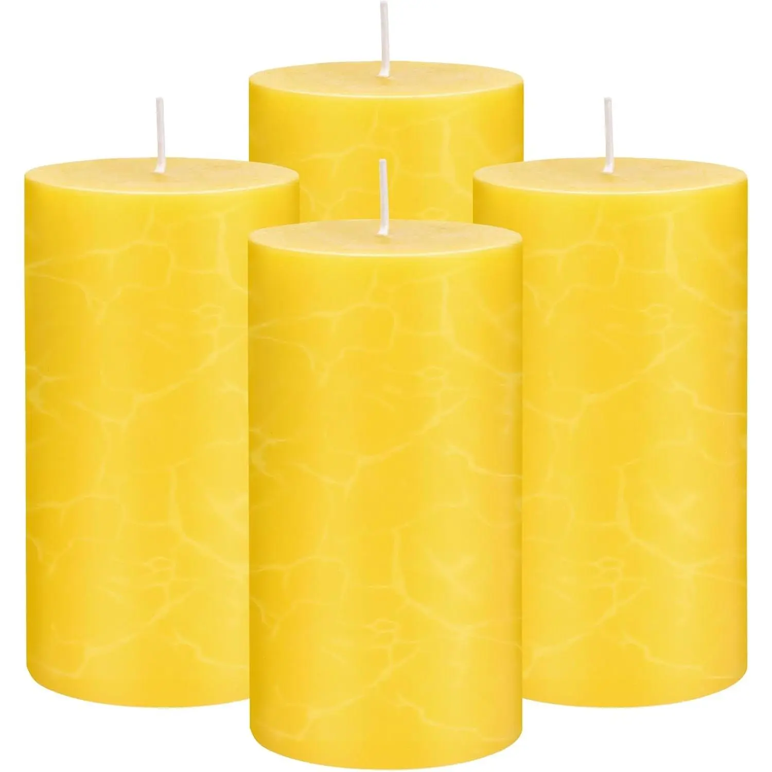 2x4 Inch Large Scented Pillar Candles Bulk for Outdoor Home Patio Wedding Decoration