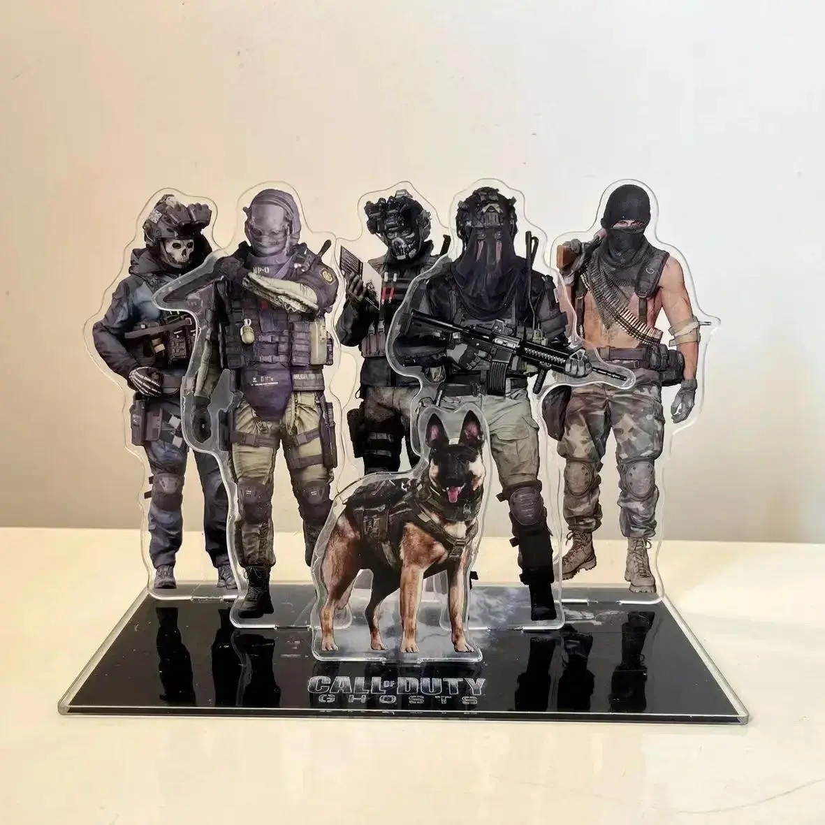 2026 hot item COD Call of Duty Ghost Konig Krueger Keegan Nikto Cosplay Acrylic Desktop Stand Figure Anime Collection Cartoon Decor Gift