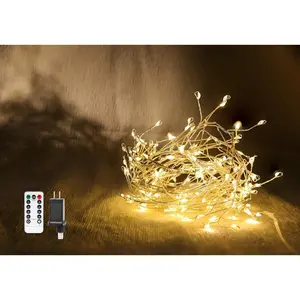 Fairy Lights 10 Feet 200 LEDs Cluster Lights Waterproof Firecracker String Light UL Plug Power Supply with Remote 8 Lighting Modes for Ceiling Bedroom Wreath Wedding Christmas, Warm Whitefidget toys