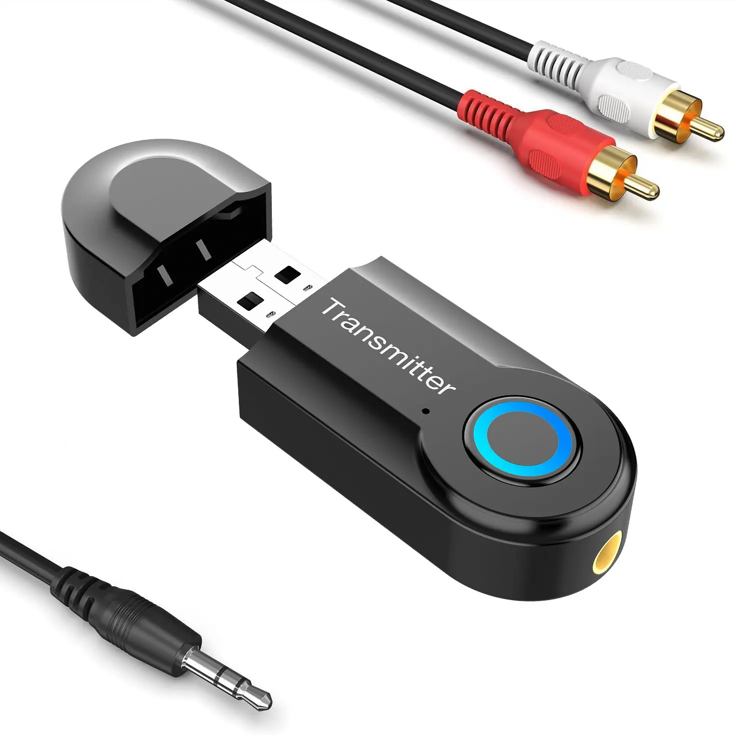 USB Bluetooth-compatible Audio Transmitter for TV and Computer, Compact Wireless Audio Adapter Accessories for Bluetooth-compatible Speakers and Headphones, Enhance Your Audio Experience
