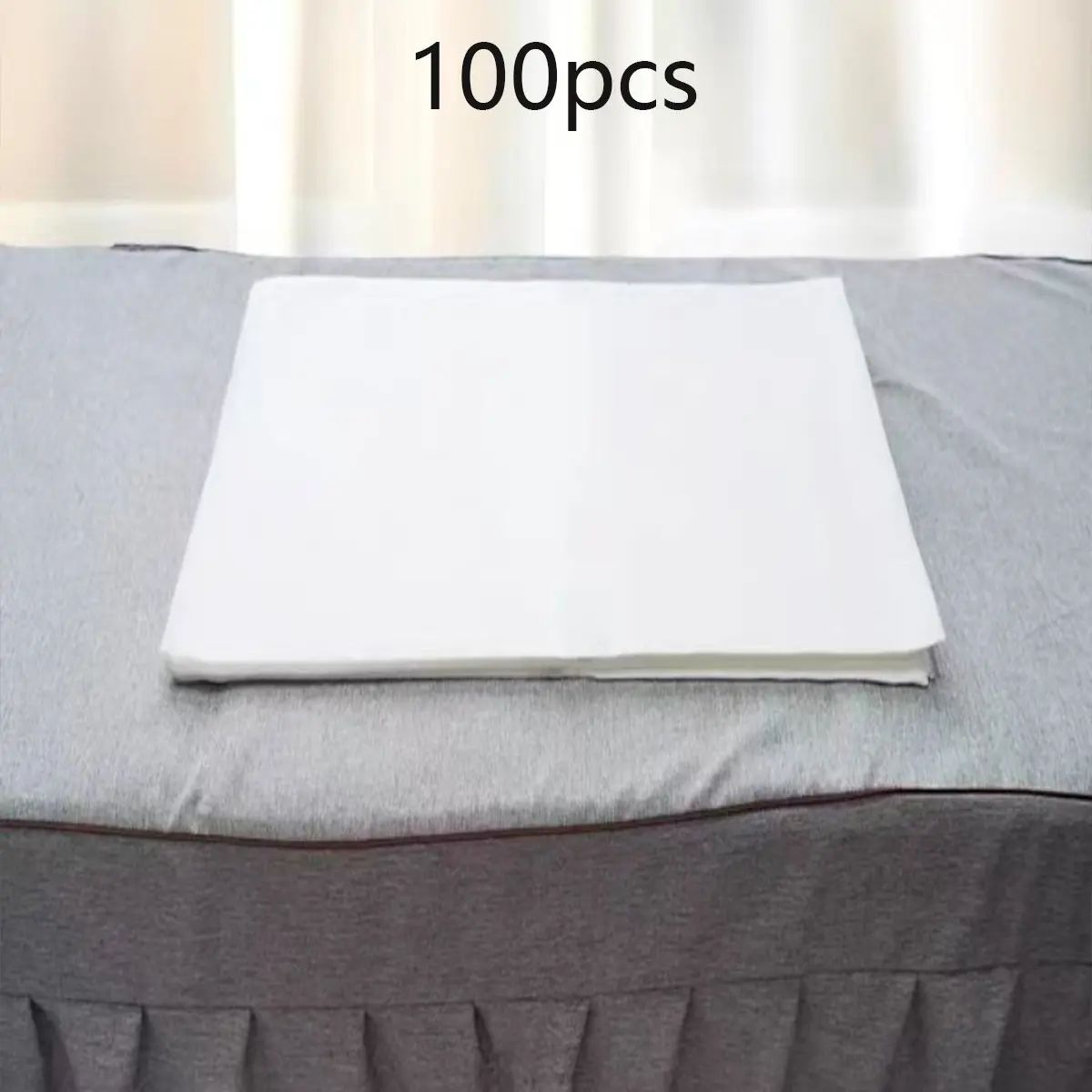 100 High-Quality Disposable Pillowcases, Ideal for Salons, Home Spas, Nail Care, Convenient and Hygienic, Perfect for Professional Use