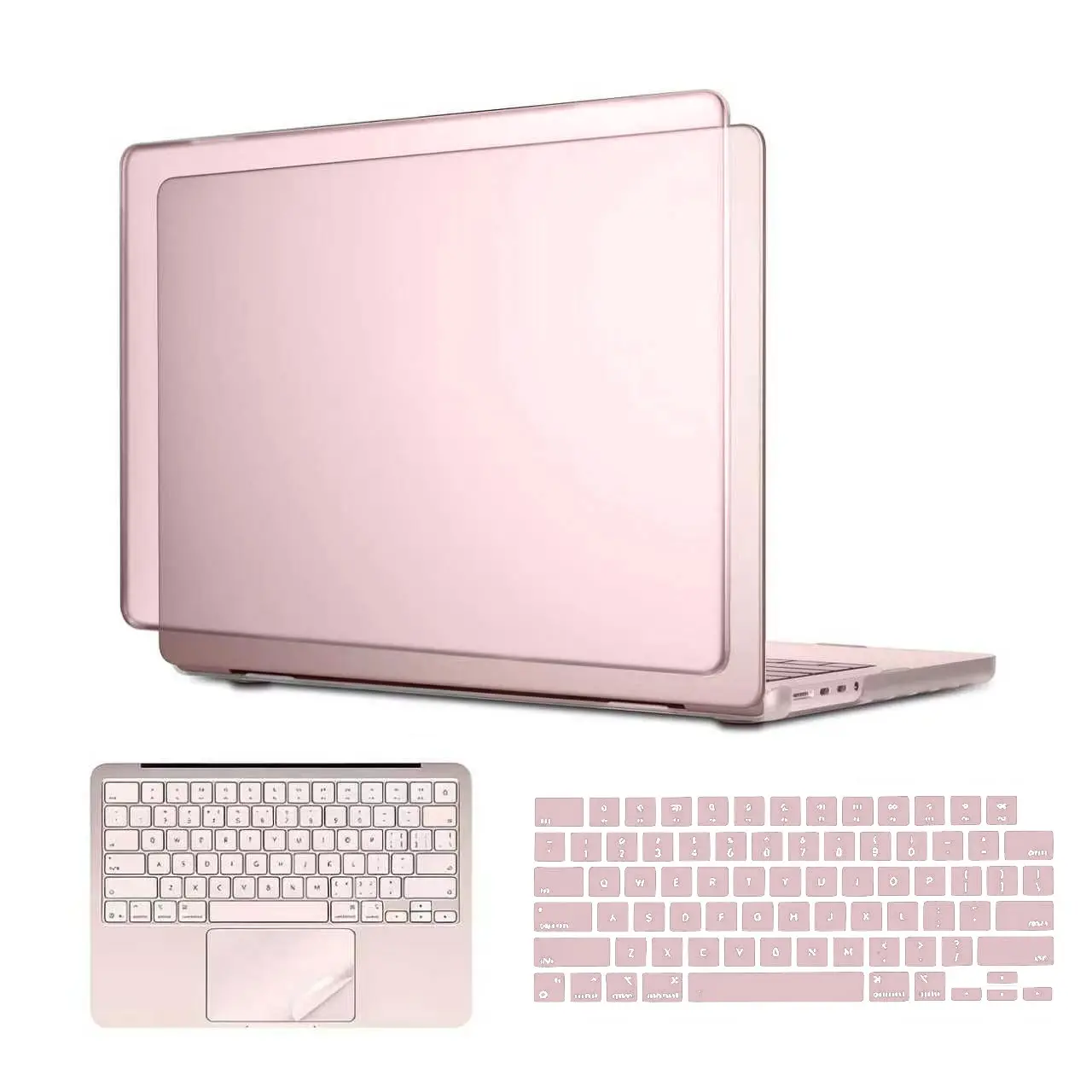 Easter Day Gift 3-In-1 Macbook Accessories Neo Matte Case, Frosted Hard Shell Laptop Cover, Keyboard Skin & Trackpad Protector Film, Full Protection