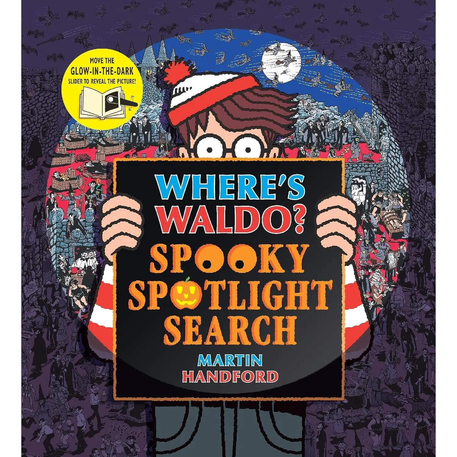 Where's Waldo? Spooky Spotlight Search: (A Halloween Hidden Object Search-and-Find Puzzle Book with a Magic Flashlight to Reveal the Picture - a Perfect Fall Holiday Gift for All Ages)