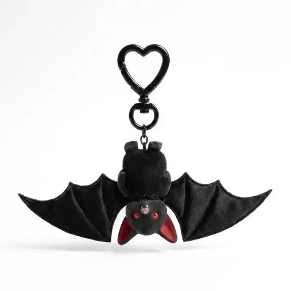 2026 New Cute Black Bat Pocket Keychain Charm, Stylish Animal Pendant Backpack Ornament, Trendy Fashion Bag Hanging Decor Daily Accessory for Women