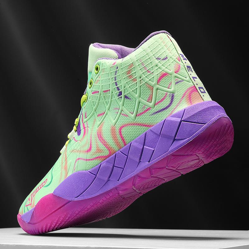 (New)[sneakers] Men'S Lightweight Breathable Basketball Shoes|   Comfortable, Shock-resistant, All-season, Standard Fit