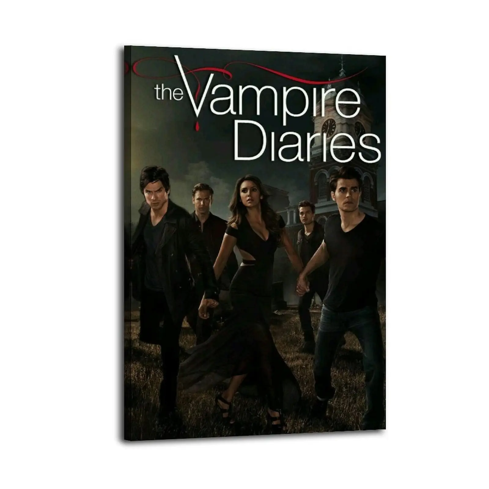 Vampire Diaries Canvas Prints | Bedroom Art | Bathroom Art | Trendy Wall Art | Funky Wall Art