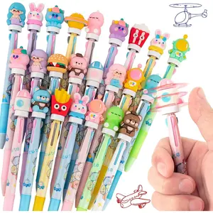 24 Fidget Spinner Easter Multicolor Pen in One 3-in-1 | Fun Cute Pens for Kids & Adults | Stress Relief Rotating Pen 0.5mm | Perfect for School, Office, Home, Birthday Giftsfidget toys