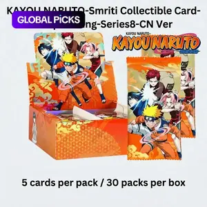 KAYOU NARUTO-Smriti Collectible Card- Chapter Bing-Series8-CN Ver（Chinese Version）– Collectible TCG Card Set, Surprise Cards for Fans, Trading Card Set