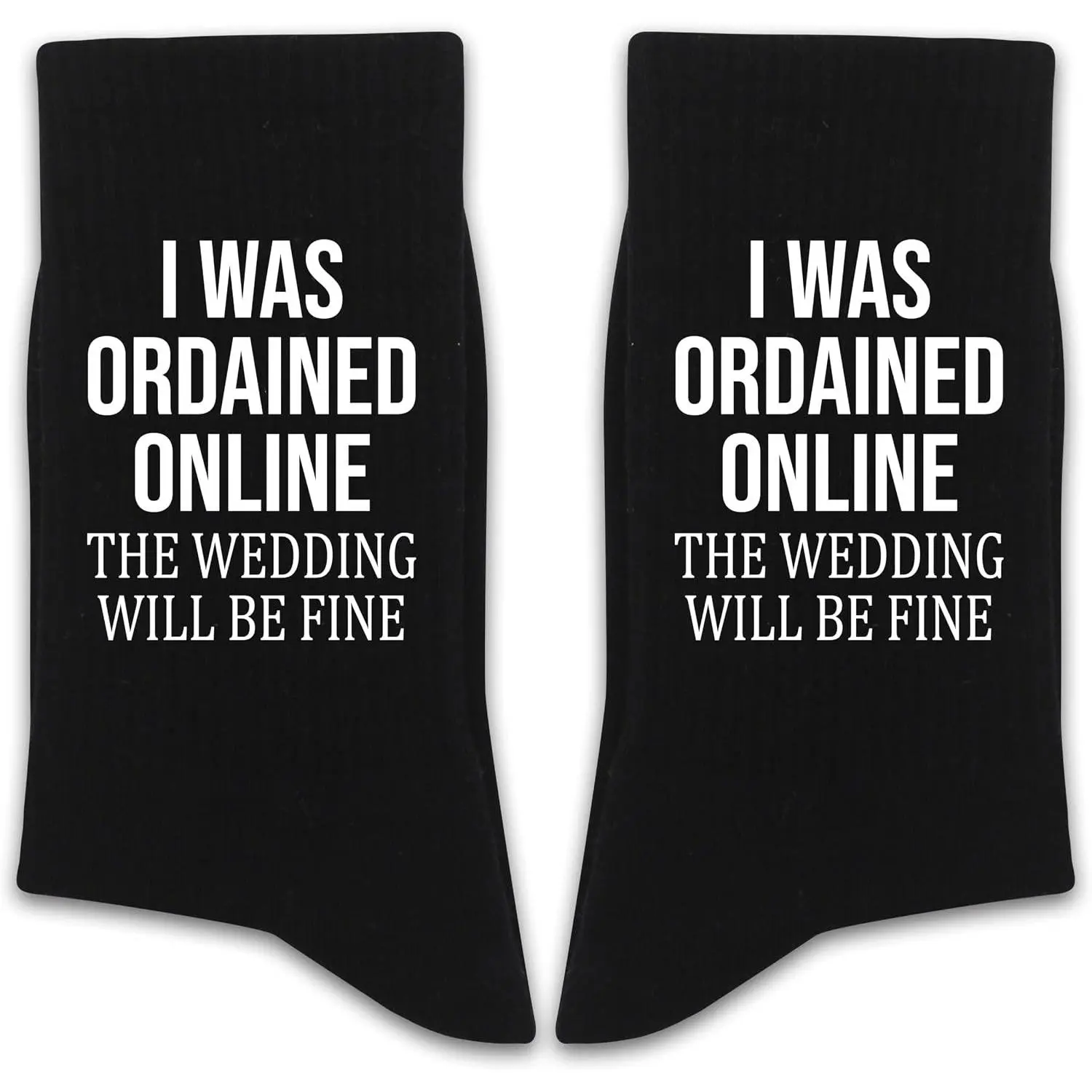 Funny Wedding Officiant Novelty Socks for Men & Women - Unique Gift Idea(Gift)